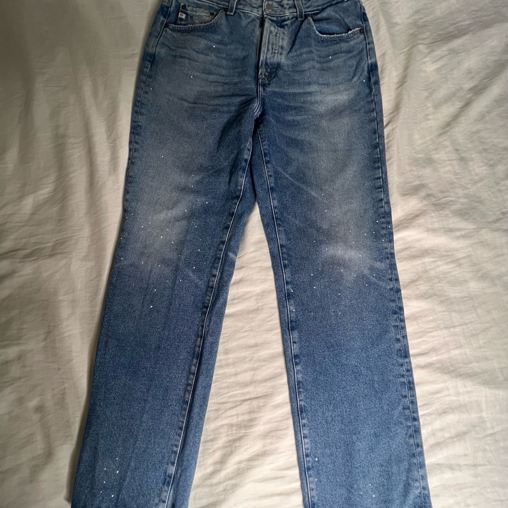 AG ED Denim Jeans High Rise Vintage Fit Alexxis Straight